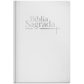 B�blia Sagrada NVI Letra Normal Capa Luxo Branca