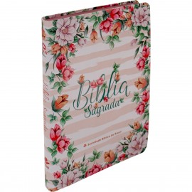 B�blia naa Slim - Floral Luxo 