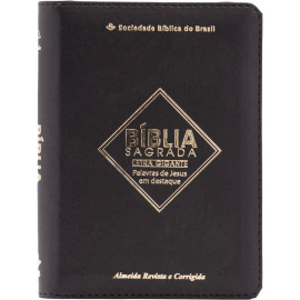 B�blia Letra Gigante Ziper ARC Preta