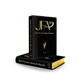 B�blia JFA 1819 Standard Letra Grande Capa Luxo Preta