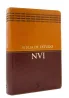 BIBLIA DE ESTUDO NVI MARROM E
CARAMELO 2022