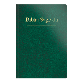 Bíblia Letra Grande Semi Luxo Verde ARC
