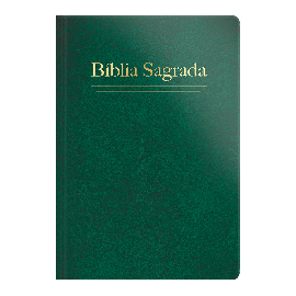 B�blia Letra Grande Semi Luxo Verde ARC Capa Dura