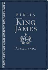 Bíblia King James Slim RA Azul luxo