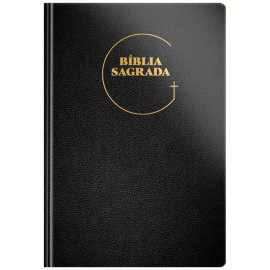 B�blia NVT Letra Grande Capa Luxo Preta