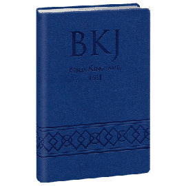Bblia King James 1611 Ultra Fina Gigante Azul 