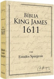 Bblia De Estudo Spurgeon BKJ 1611 L. Grande Creme