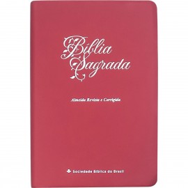 Bblia ARC - Letra Gigante- Linha Ouro Luxo Pink