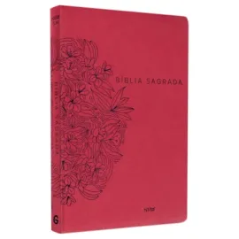 B�blia NVI Slim Luxo - Nude Pink