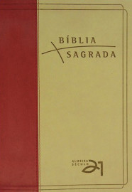 B�blia Almeida S�culo 21 Luxo - vermelha e areia c/ refer�ncias