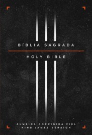 B�blia Bil�ngue, Portugu�s/Ingl�s, ACF/KJV, Capa Dura, Leitura Perfeita