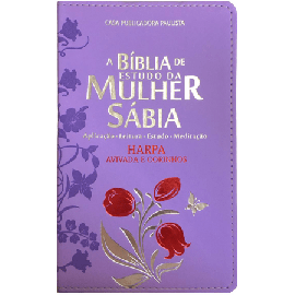 Biblia Da Mulher Sabia Mod 01 Tulipa Lilas 
