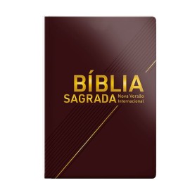 B�blia NVI Gigante Luxo Vinho
