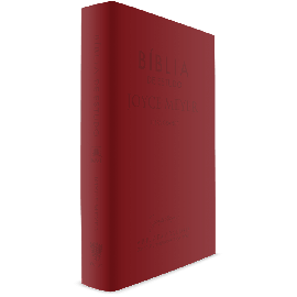 Biblia Estudo Joyce  Meyer luxo Letra Grande Vermelho