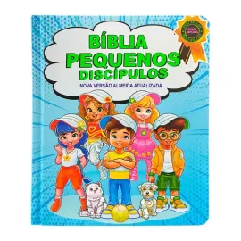 Bblia pequenos discpulos Edio Ampliada  Azul