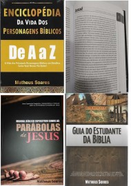Kit Personagens, Manual B. Parábolas e Guia do E. da Bíblias 