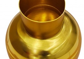 Jarra Moringa Dourada Luxo Para Santa Ceia