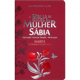 Biblia Da Mulher Sabia  Mod 01 Tulipa Vermelha 