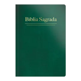 B�blia Letra Grande Semi Luxo Verde ARC Capa Dura