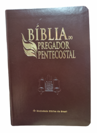 Biblia Do Pregador Pentecostal Media Marrom Com Indice