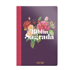 B�blia NVI Gigante B�blia Floral Vinho