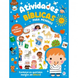 Livro Adesivos Atividades Bblicas para Meninos
