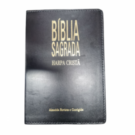 Bblia Ultrafina Zper com Harpa Crist encadernada Cpad