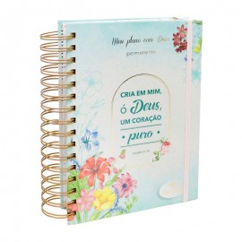 Planner Meu Plano com Deus Corao Puro Permanente