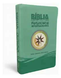 B�blia Pequenos Navegadores Luxo Verde Ilustrada Cpad