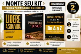 Kit de 2 LIvros -  A a Z - Manual B�blico das Par�bolas + Lidere Sua Vida