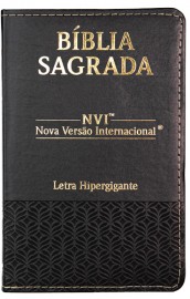 Biblia Nvi Lt Hipergigante Pu Luxo Preta