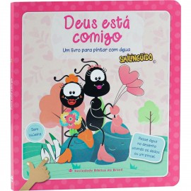 Um livro para pintar com �gua - Smilinguido Rosa Capa Dura
