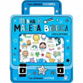 Adesivos Minha Maleta Bblica - Com Adesivos Brilhantes e Atividades Incrveis