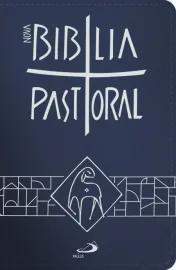 Nova B�blia Pastoral - bolso - Z�per Azul