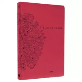 B�blia NVI Slim Luxo - Nude Pink
