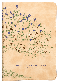 B�blia Bil�ngue NVI/NIV, Portugu�s/Ingl�s, Couro-soft, Bege, Leitura Perfeita