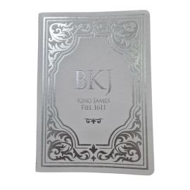 B�blia BKJ 1611 Letra Extra Gigante Luxo Capa Branca