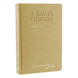 Bíblia ACF Letra Gigante - Dourada Semi Luxo