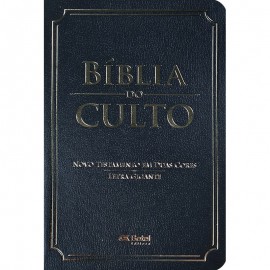 Bblia do Culto Sem Harpa Crist ARC Letra Gigante Capa Dura