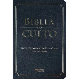 B�blia do Culto Sem Harpa Crist� ARC Letra Gigante Capa Dura
