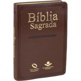 Biblia Slim Marrom Naa Sbb Luxo