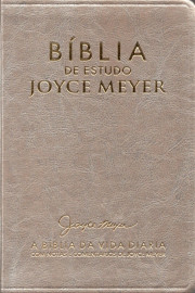 Biblia De Estudo Joyce Meyer Media Dourada Luxo