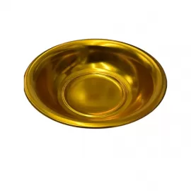 Bacia Para Santa Ceia Dourada Luxo