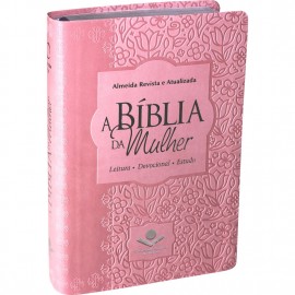 Biblia Da Mulher Media Rosa Claro Ra 