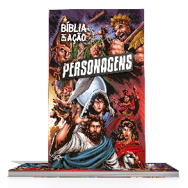 B�blia em A��o Personagens Capa Dura