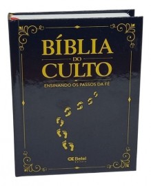 Bblia Do Culto Primeiro Passos pequena preta