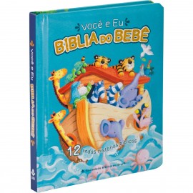 Voc� e eu - B�blia do Beb� Azul Capa Almofada