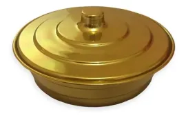 Bandeja De P�o Santa Ceia Dourada