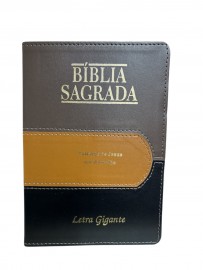 Bblia Letra Gigante Luxo Tricolor ARC - Joo Ferreira de Almeida