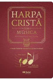 Harpa Crista do Culto Com Musica Luxo Marrom